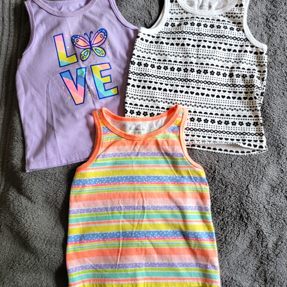 Three toddler girl tanks!